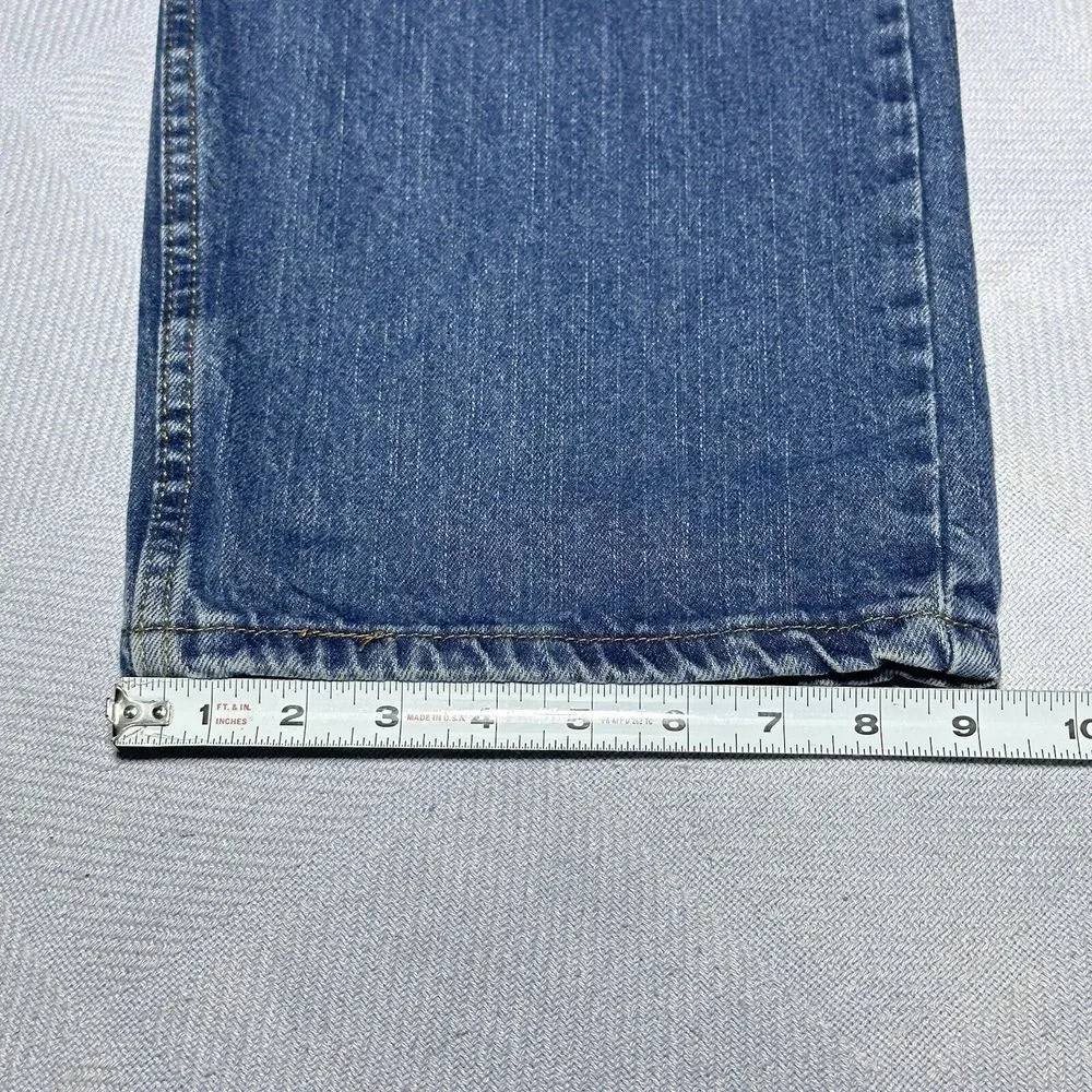 Vintage Y2K Levi's Signature‎ Loose Straight Blue Denim Jeans Men's 34x32.5**